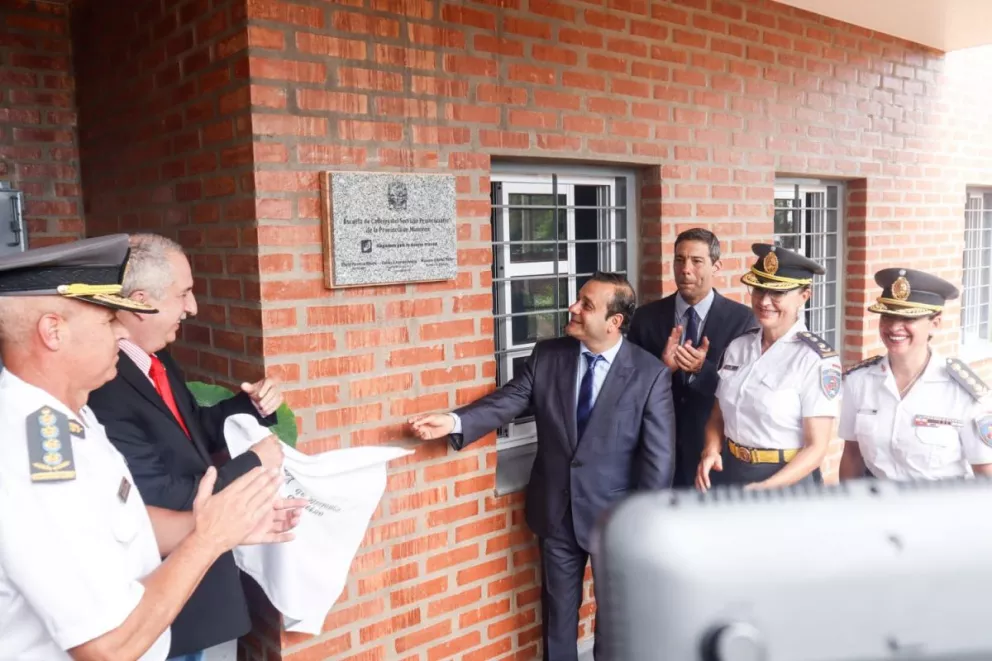 Inauguraron el edificio de la Universidad de las Fuerzas de Seguridad