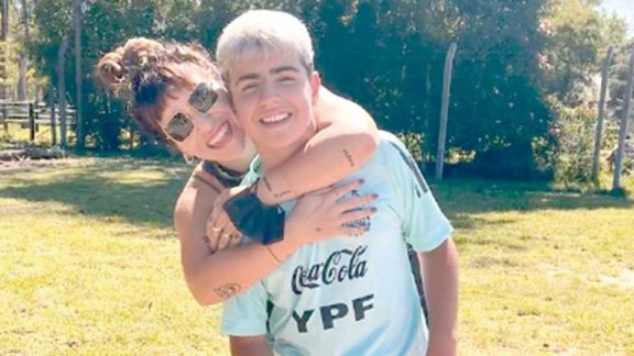 El posteo para Benja con el que Gianinna desmiente un romance con el Kun Agüero 