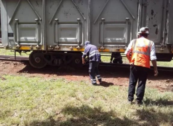 Descarriló un tren de carga en la localidad de Gobernador Virasoro