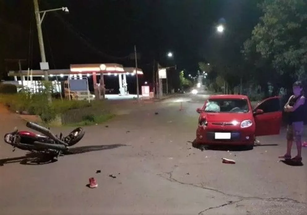 Murió un motociclista involucrado en un choque en Montecarlo
