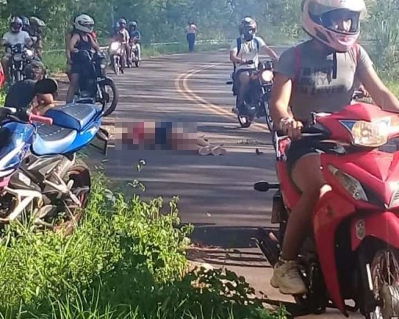 Panambí: despiste de moto dejó a dos jovencitas con heridas de consideración 
