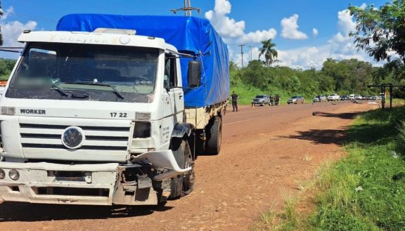 Siniestro fatal en Wanda: prefecturiana murió atropellada por un camión