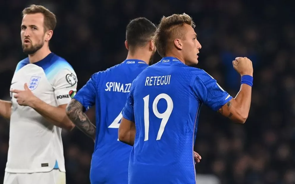 Eliminatorias Eurocopa: Retegui debutó con gol en la derrota de Italia ante Inglaterra