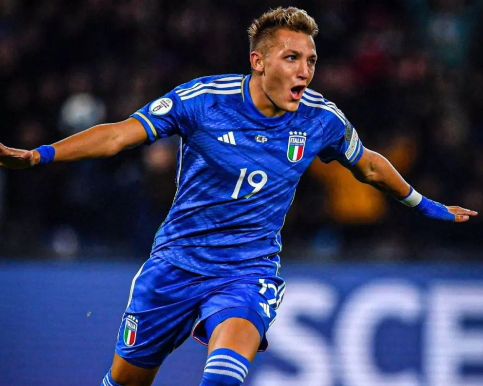 Mateo Retegui volvió a marcar para Italia, anotó en el triunfo por 2 a 0 ante Malta