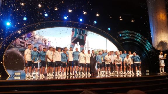 La Selección Argentina vivió su homenaje de la Conmebol en Asunción