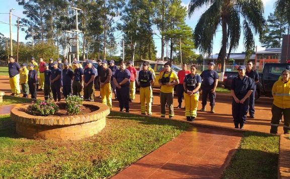 Realizaron la primera capacitación a bomberos voluntarios de la región