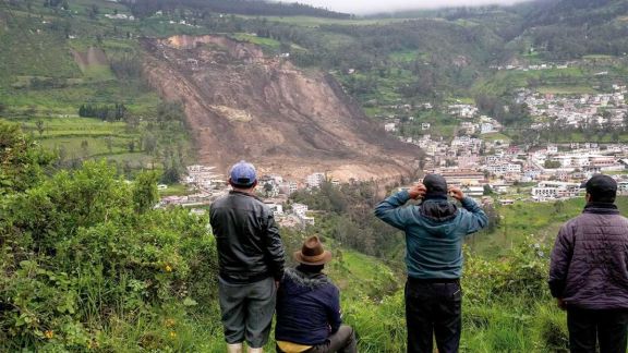 Búsqueda tras el alud en Ecuador
