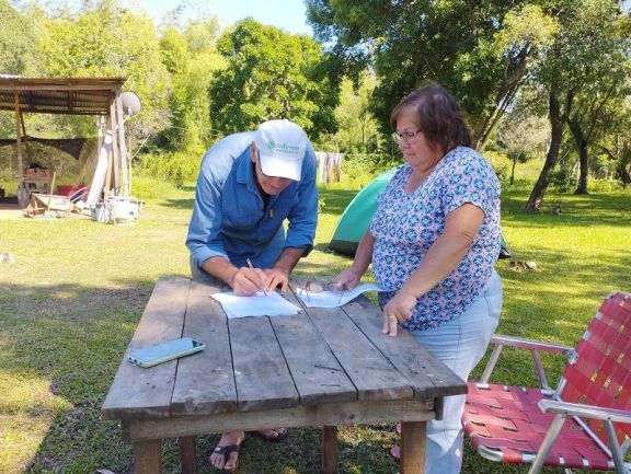 Inspección y regularización de tierras en la Isla Apipé Grande