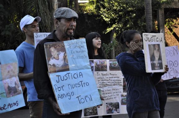 Marcha y pedido de justicia para Toño Ledesma: "No hace siete meses que mataron a mi hijo y están libres"