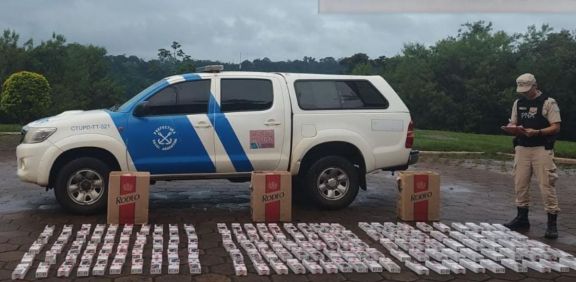 Prefectura incautó un cargamento de cigarrillos sin aval aduanero en Libertad e Iguazú