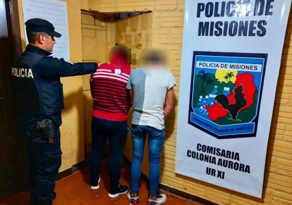 Terminaron detenidos tras llevarse 300 mil pesos de una estación de servicio en Colonia Aurora
