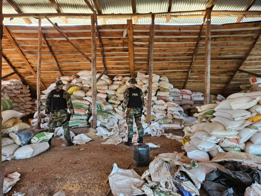 Prefectura secuestró cargamentos de maíz y soja en El Soberbio 