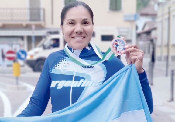 Mariela Delgado obtuvo el bronce en Italia