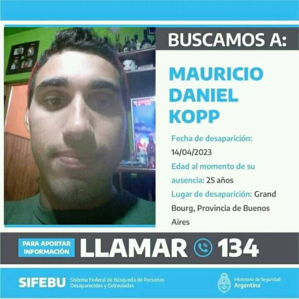 Continúa la búsqueda del joven santotomeño desaparecido en Buenos Aires