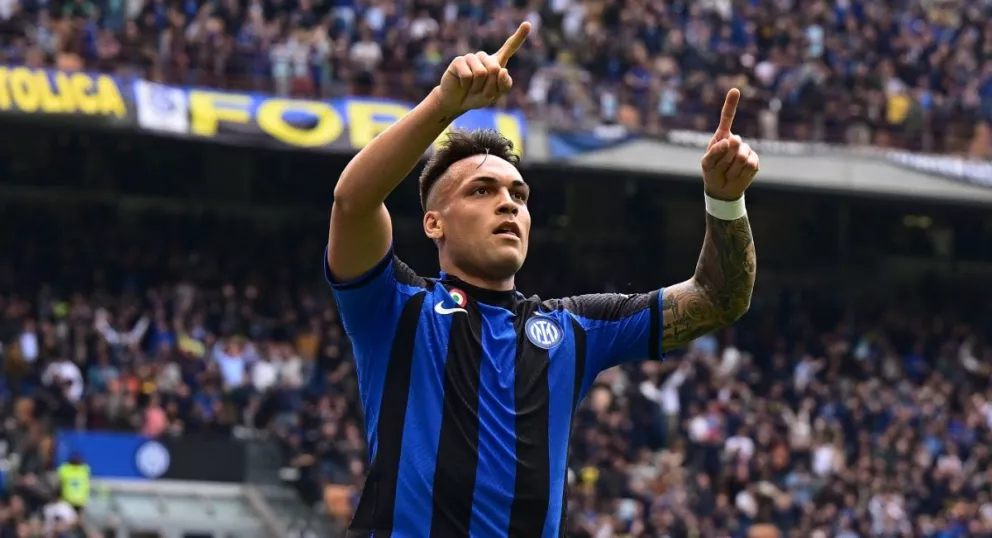 Doblete de Lautaro Martínez en el triunfo de Inter ante Lazio