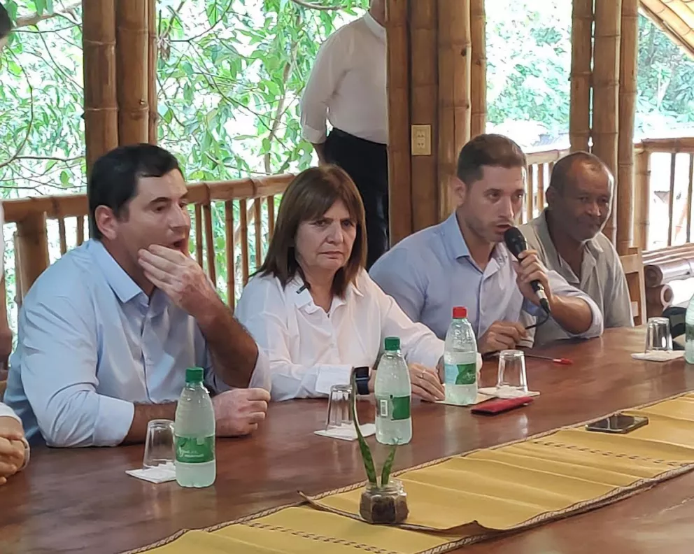 Patricia Bullrich llegó a Iguazú para apoyar a los candidatos con miras al 7 de mayo