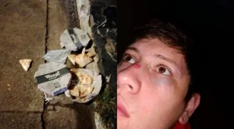 Conocido empresario golpeó a un repartidor de pizza