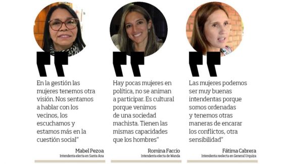 Mujeres ganan espacios en cargos ejecutivos desde las intendencias