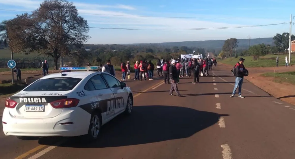 Complicaciones en el tránsito sobre la ruta nacional N°14