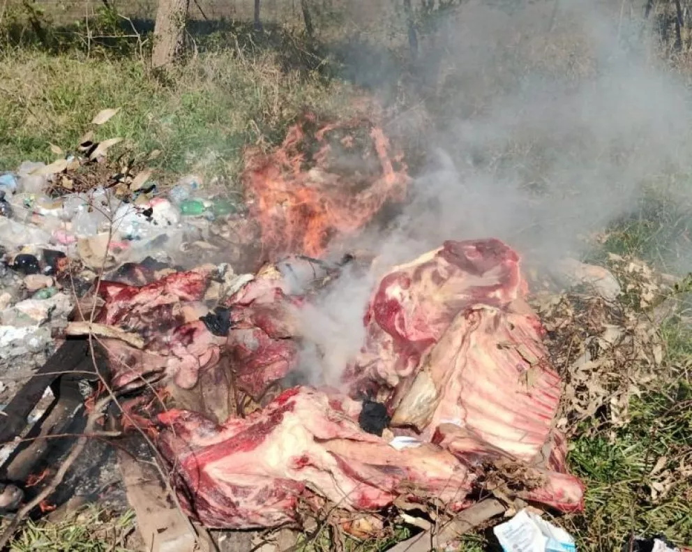 Secuestraron 300 kilos de carne no aptos para el consumo humano