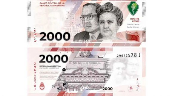 El BCRA puso en circulación desde ayer los billetes de $2000