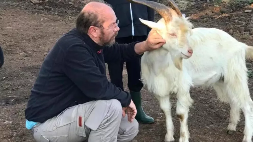 De Francia a Misiones con el fin de criar cabras 