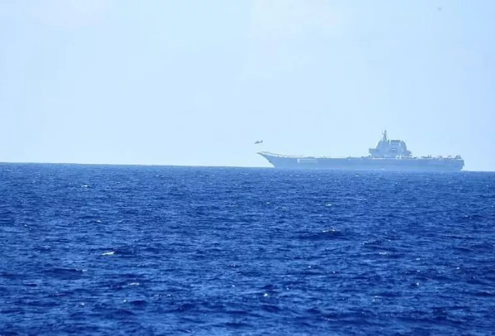 Un buque de guerra del régimen chino cruzó el estrecho de Taiwán y violó la línea fronteriza que divide a ambos países