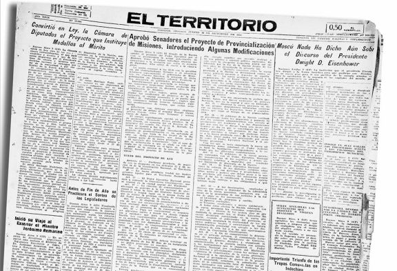 La cabecera de El Territorio