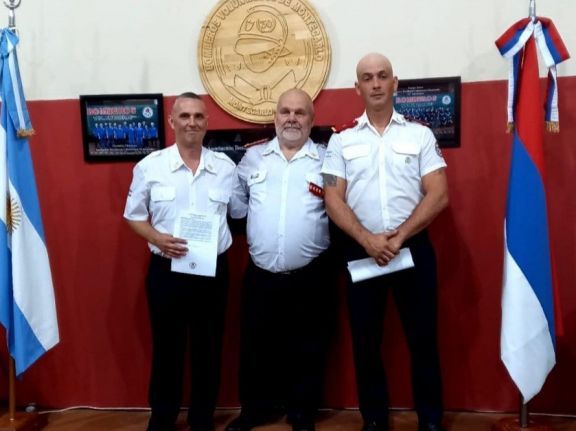 En Montecarlo asumió el nuevo jefe del cuartel de bomberos voluntarios