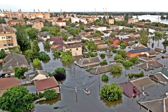 Desastre ecológico en Jersón, Ucrania