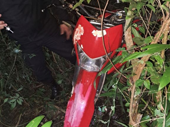 Encontraron la motocicleta con la que habrían atropellado a la niña de 5 años en Eldorado