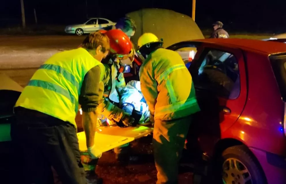 Accidente en Puerto Iguazú resultó con dos personas lesionadas